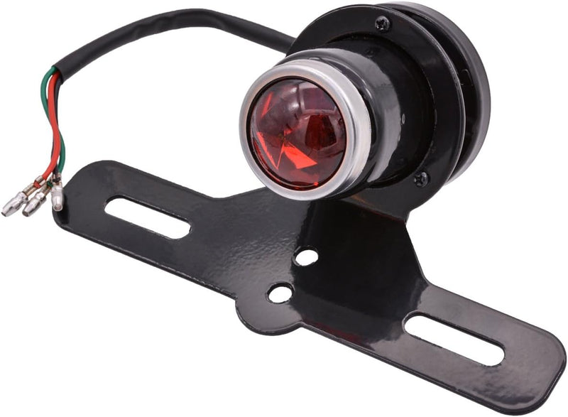 KATUR Motorrad-Kennzeichenhalter, Bremslicht, Rücklicht, Bremslicht, Lampe für Harley Chopper Cruise