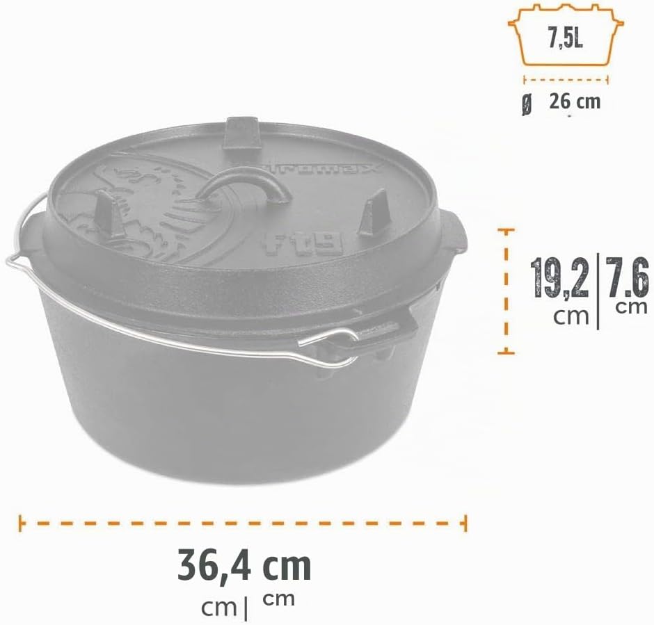 Petromax Feuertopf ft9 (Dutch Oven) (Planer Boden)