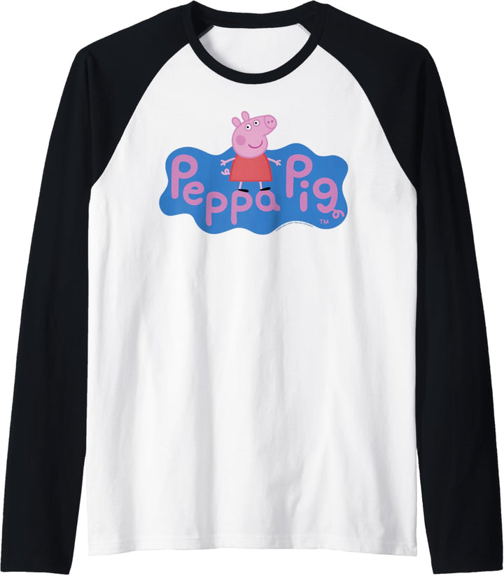 Peppa Pig Peppa Logo Raglan