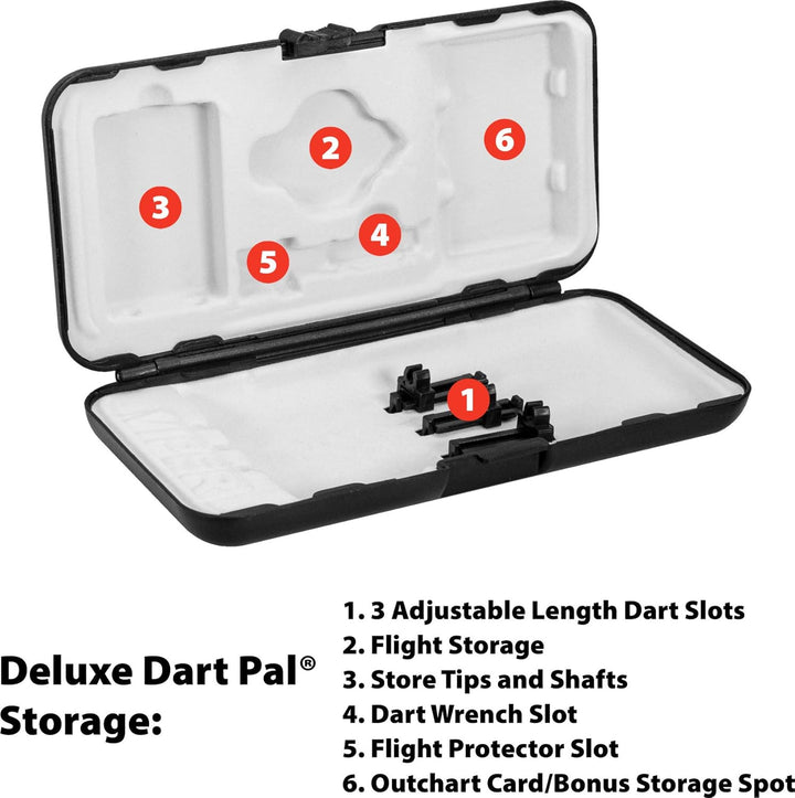 Viper Bobcat verstellbar Gewicht Soft Tip Darts mit Aufbewahrungs-/Reisetasche Schwarz beschichtetes
