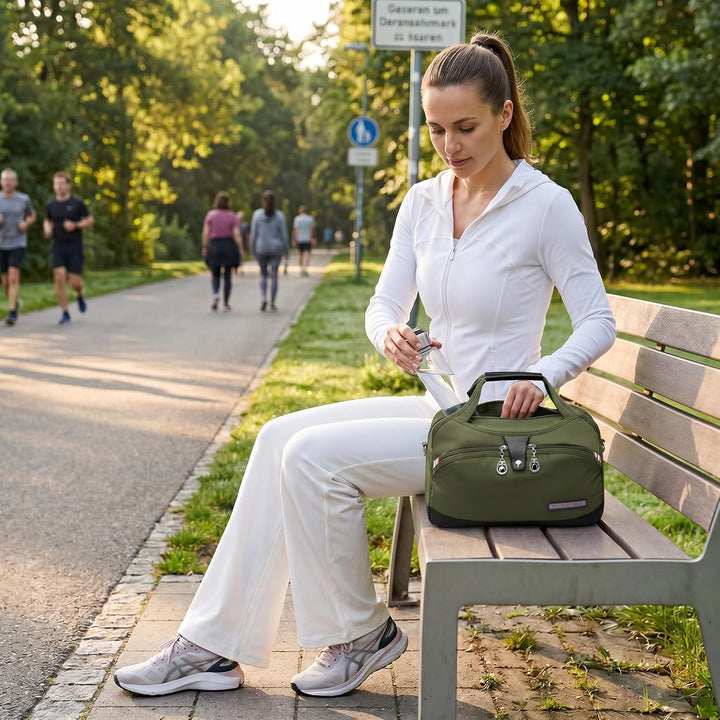 DIRRONA Damen Umhängetasche Multi Pocket Crossbody Bag Schultertaschen Leicht Handtasche Waterproof