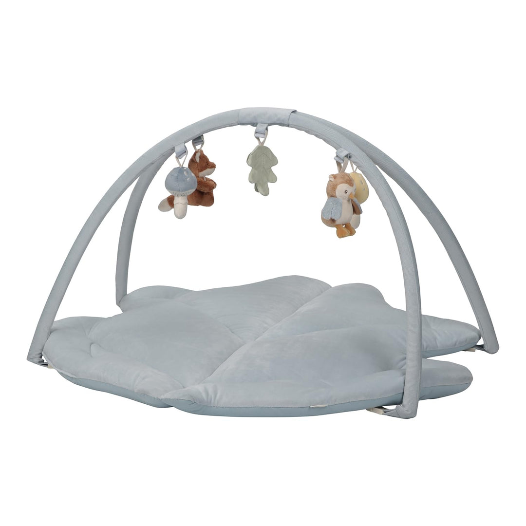 Little Dutch Krabbeldecke mit Spielbogen Activity Baby blau - Forest Friends