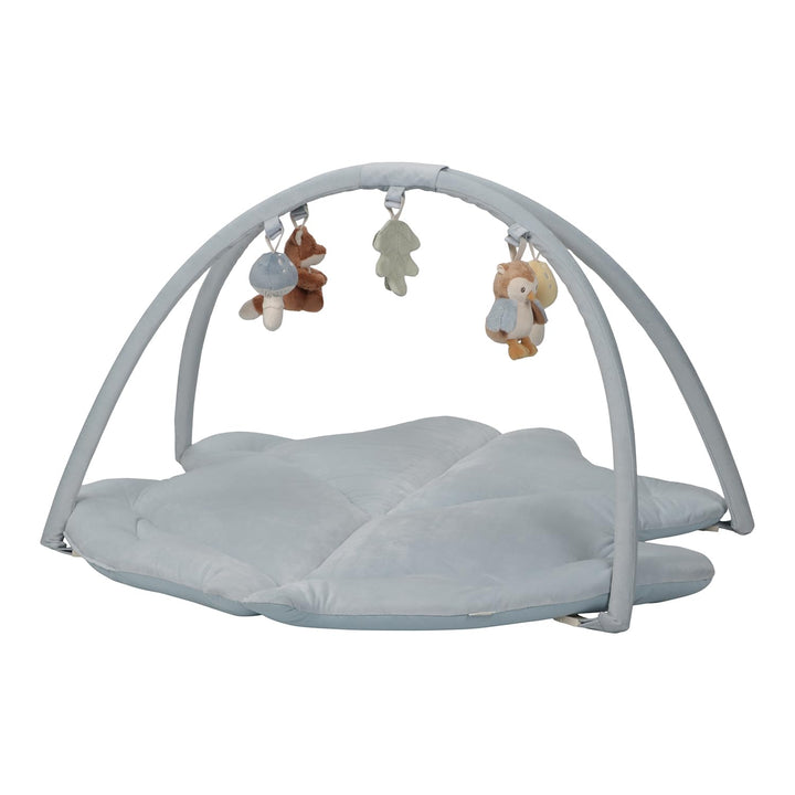 Little Dutch Krabbeldecke mit Spielbogen Activity Baby blau - Forest Friends
