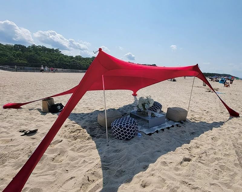 Strand Schatten Zelt Markise 4-5 Personen Strand Sonnencreme wasserdichte leichte Blockierung und el