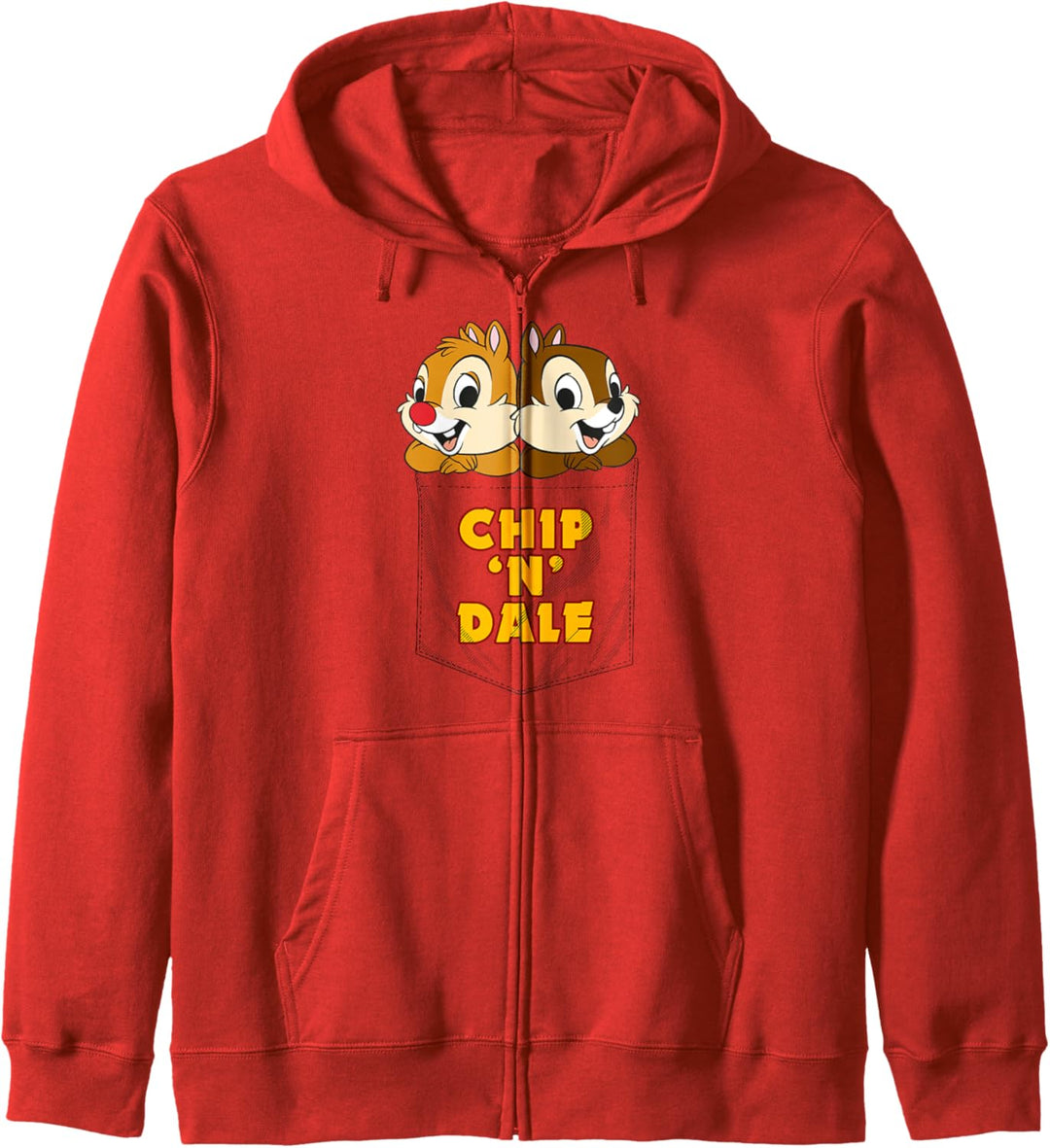 Disney Chip 'N Dale Faux Pocket Kapuzenjacke