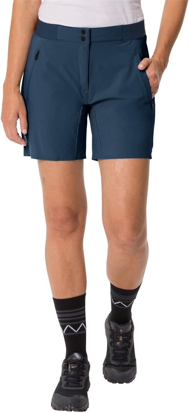 VAUDE Hosen Women's Scopi LW Shorts II 40 Dark Sea Uni, 40 Dark Sea Uni
