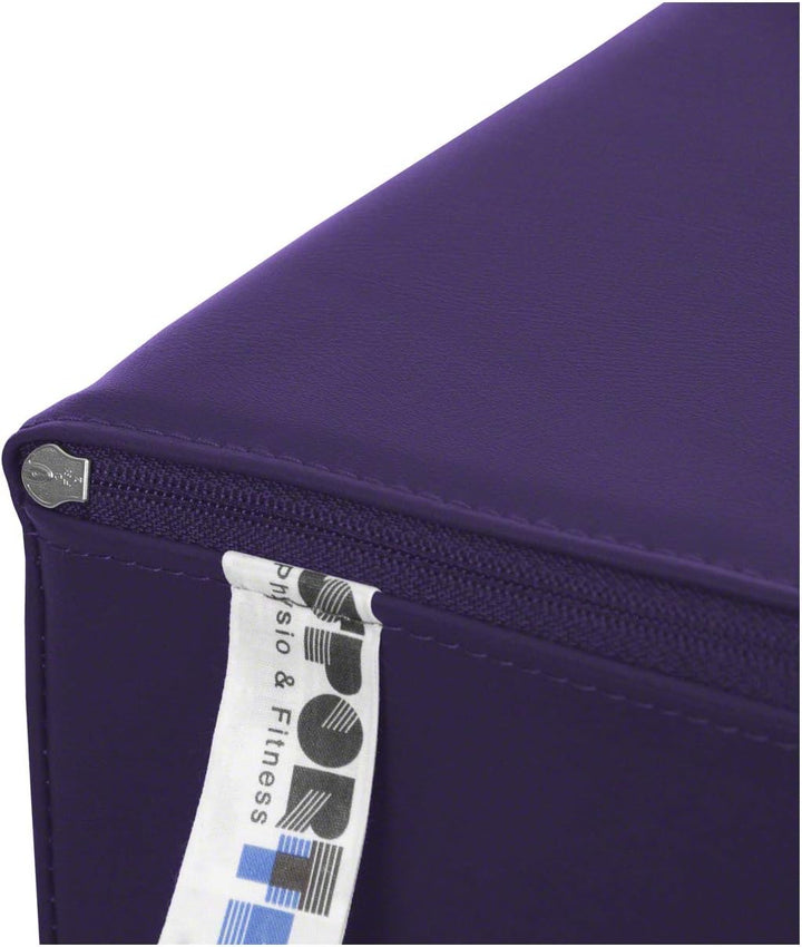Sport-Tec Stufen-Lagerungskissen Stufenlagerungswürfel Lagerungswürfel 50x25x20 cm Grau, Grau
