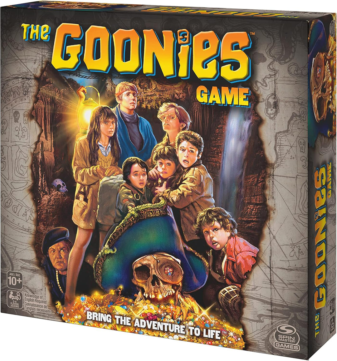 Spin Master Games Goonies, The Goonies Game Retro Vintage 80's Family Movie Board Game, for Kids Age