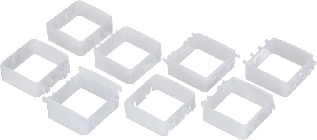 VEMER VE771300 ORION Einbauleuchte (2 Module) zur Beleuchtung von Räumen bei Stromausfall, Opalweiss