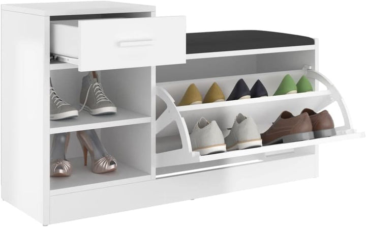 vidaXL Schuhbank Schuhschrank Sitzbank Schuhablage Schuhregal Schuhaufbewahrung Schuhständer Schuhki