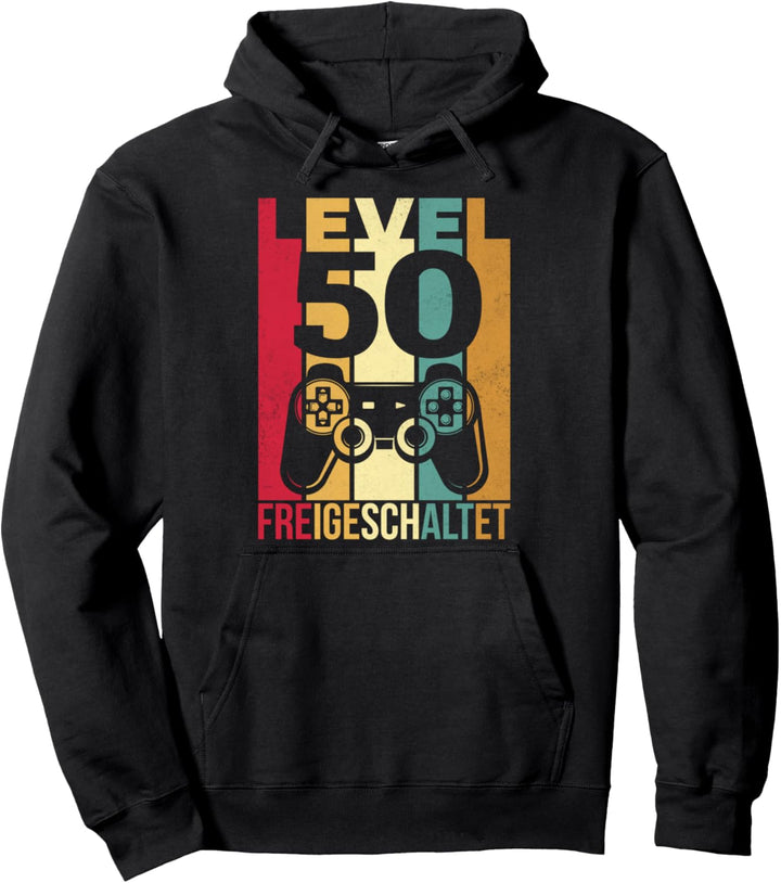 Level 50 Geburtstag Mann Herren Lustig 1971 50er Geburtstag Pullover Hoodie
