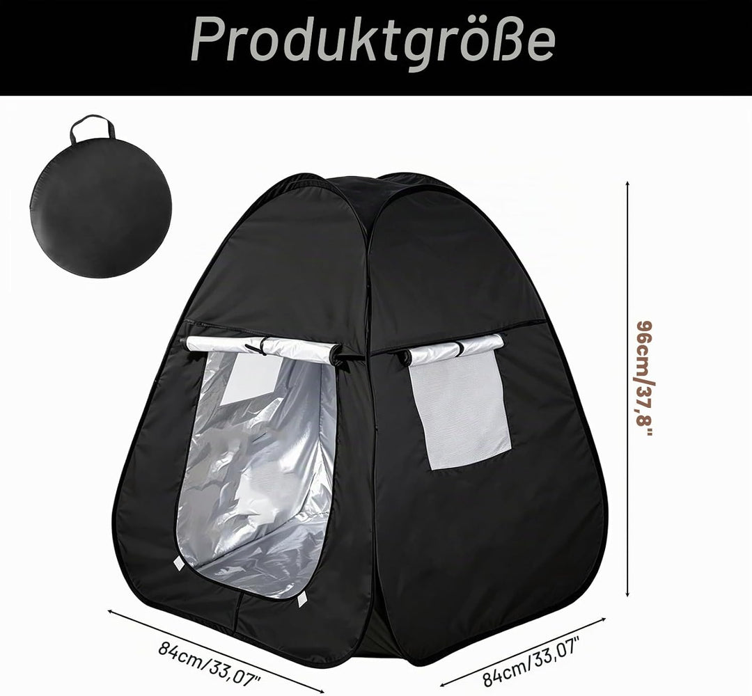 Sensorisches Zelt, Pop-Up Höhle, 84x84x96 cm Blackout Pop Up Spielzelt Mit Reise Tragetasche, Tragba