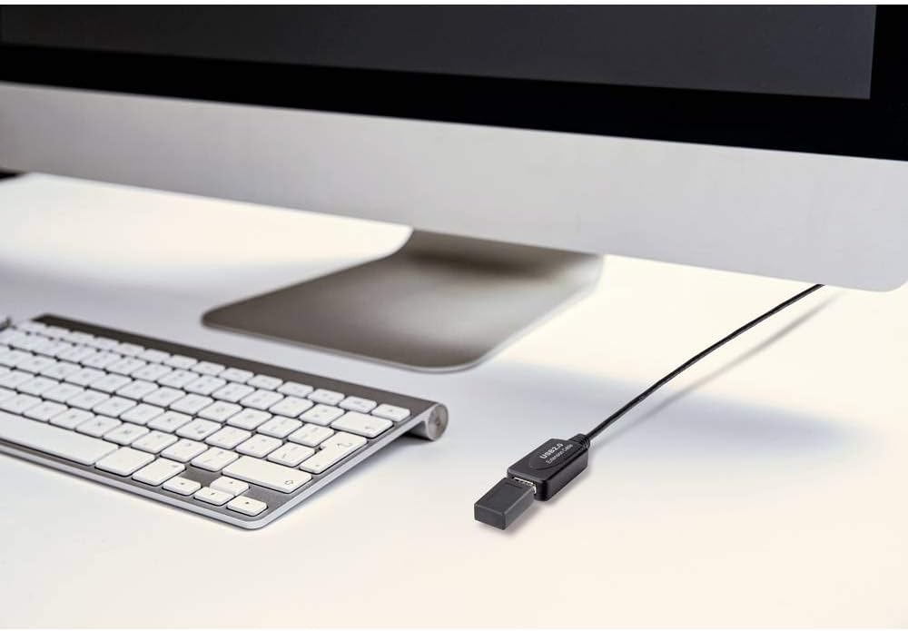 Renkforce USB-Kabel USB 2.0 USB-A Stecker, USB-A Buchse 20.00 m Schwarz Aktiv mit Signalverstärkung