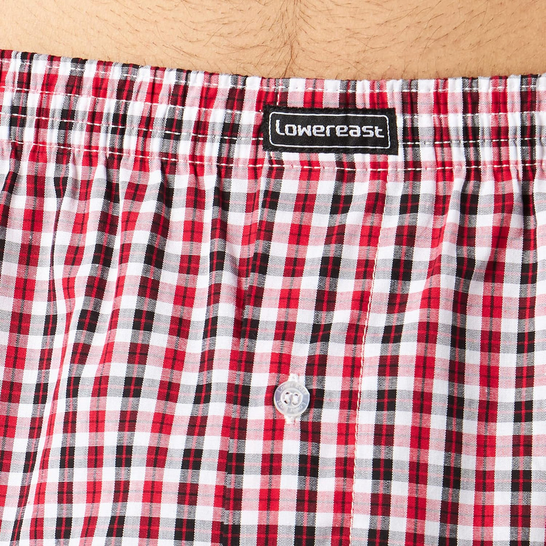 Lower East American Boxershorts Herren 10 Pack I 6 Pack aus 100% Baumwolle - Unterwäsche Herren Unte