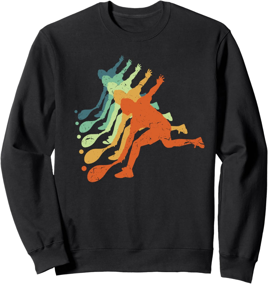 Tennis, Herren, Damen, Kinder, cool, Retro, Vintage, Tennisspieler Sweatshirt