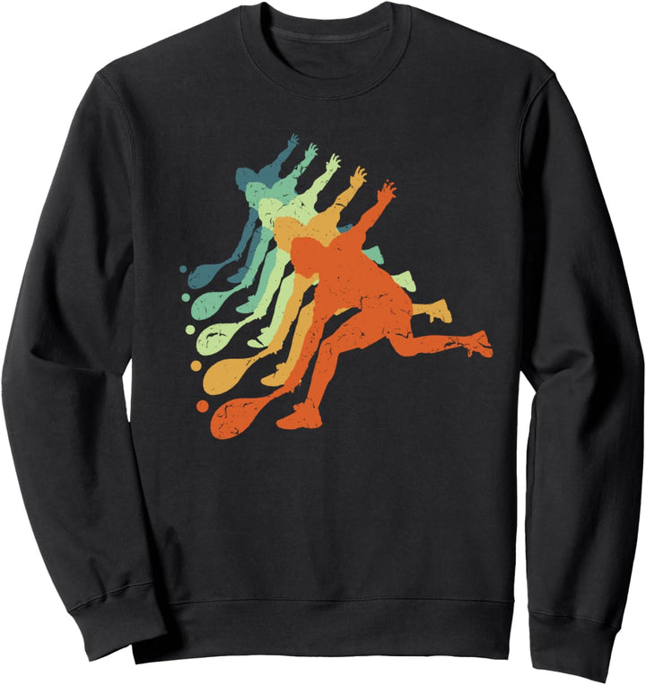 Tennis, Herren, Damen, Kinder, cool, Retro, Vintage, Tennisspieler Sweatshirt