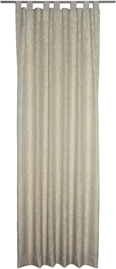 Wirth Fertigschal Medina mit Schlaufen, Polyester, Creme, 145 x 135 cm Creme 145 x 135 cm, Creme 145
