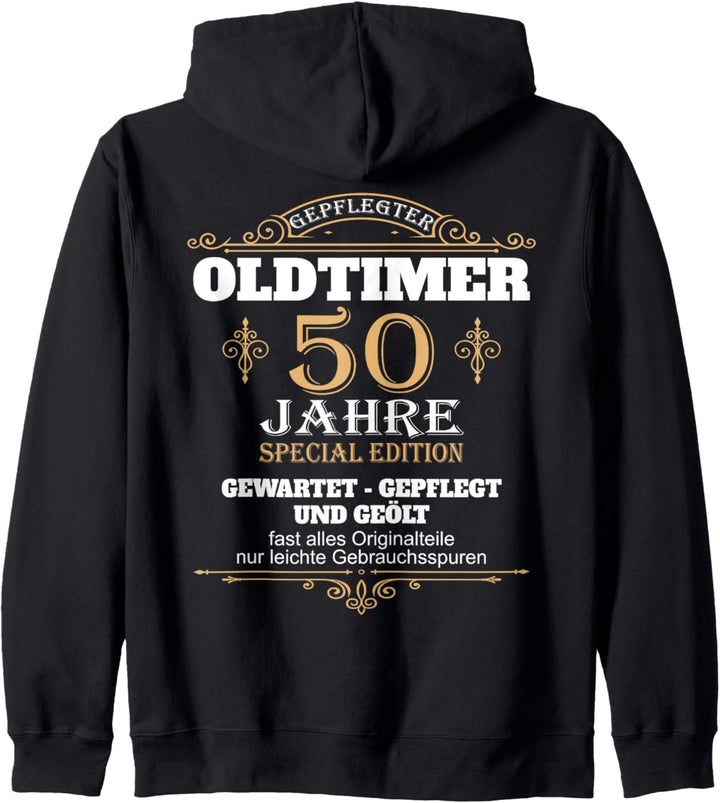 50 Jahre Geburtstag Mann 50sten Oldtimer 50er Männer 50ter Kapuzenjacke
