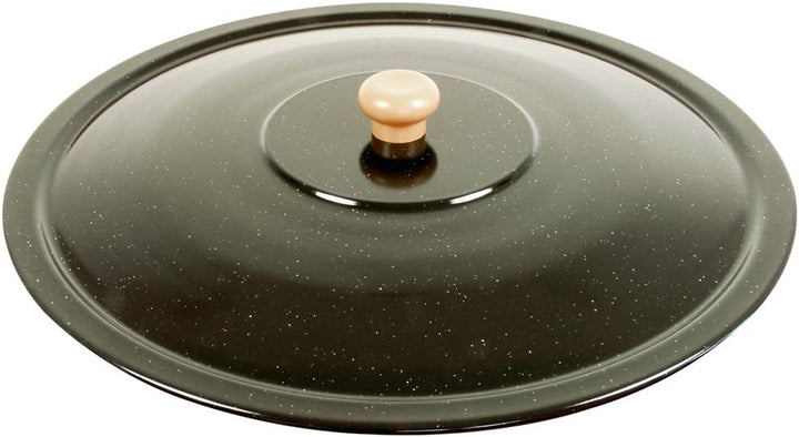 Grillplanet® Set 10 L Gulaschkessel mit Dreibein schwarz 1,80 m und Deckel (10 Liter original ungari