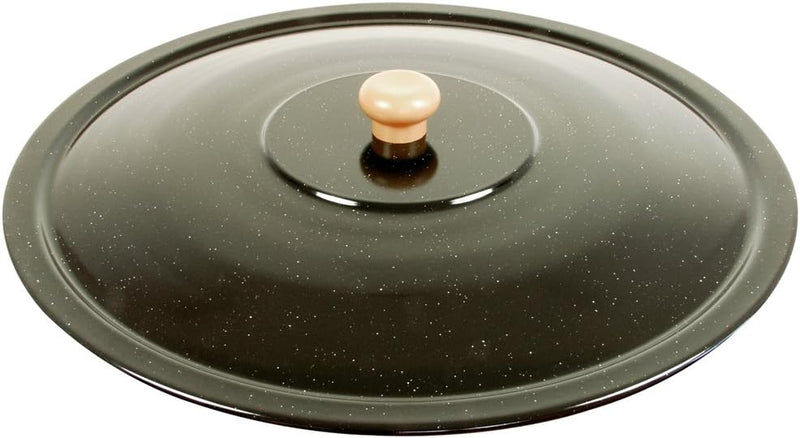 Grillplanet® Set 10 L Gulaschkessel mit Dreibein schwarz 1,80 m und Deckel (10 Liter original ungari
