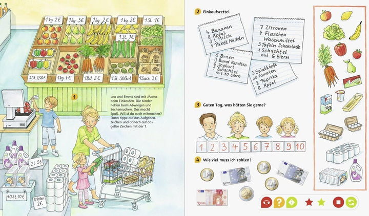 Ravensburger tiptoi ® Buch ab 4 Jahre | Erste Zahlen - Mein Lern-Spiel-Abenteuer + ABC Buchstaben Le