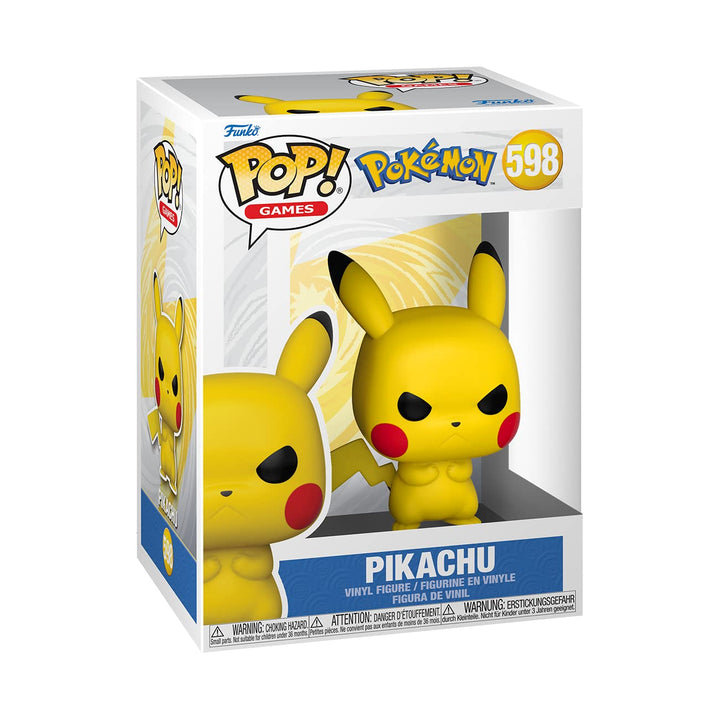 Funko Pop! Games: Pokemon - Grumpy Pikachu - Vinyl-Sammelfigur - Geschenkidee - Offizielle Handelswa