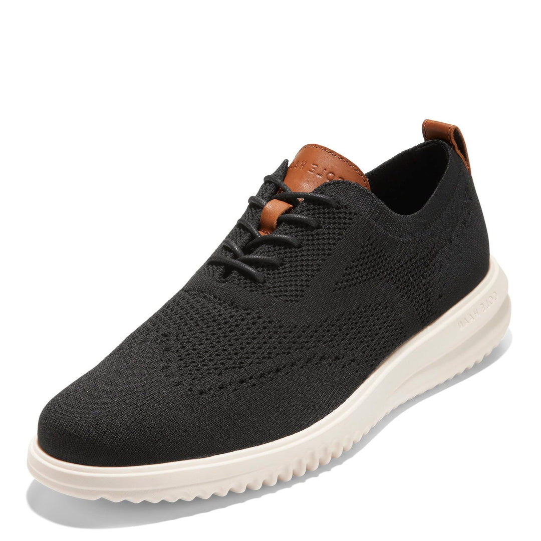 Cole Haan Herren Grand+ Stitchlite WingtipOxford 38.5 EU Schwarz Elfenbein, 38.5 EU Schwarz Elfenbei