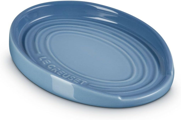 Le Creuset ovale Löffelablage aus Steinzeug, Chambray, 71507154340099, Chambray