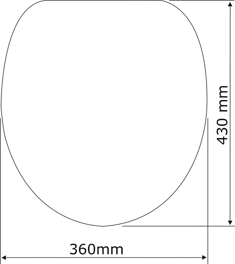 WENKO WC-Sitz Valencia Weiss - Toilettensitz, rostfreie Edelstahlbefestigung, MDF, 36 x 43 cm, Weiss