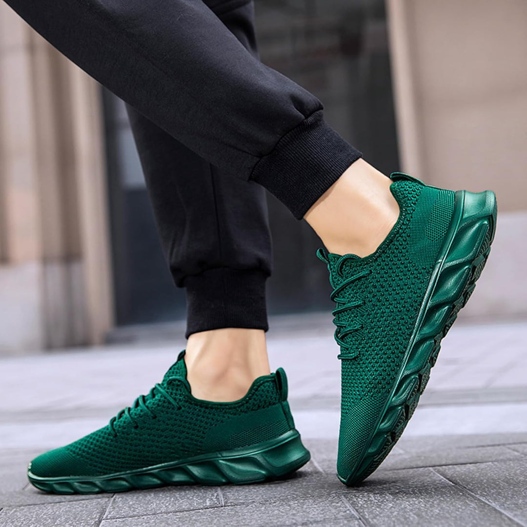 MGNLRTI Herren Sneaker Walkingschuhe Atmungsaktiv Strassenlaufschuhe Leicht Freizeit Sportschuhe für