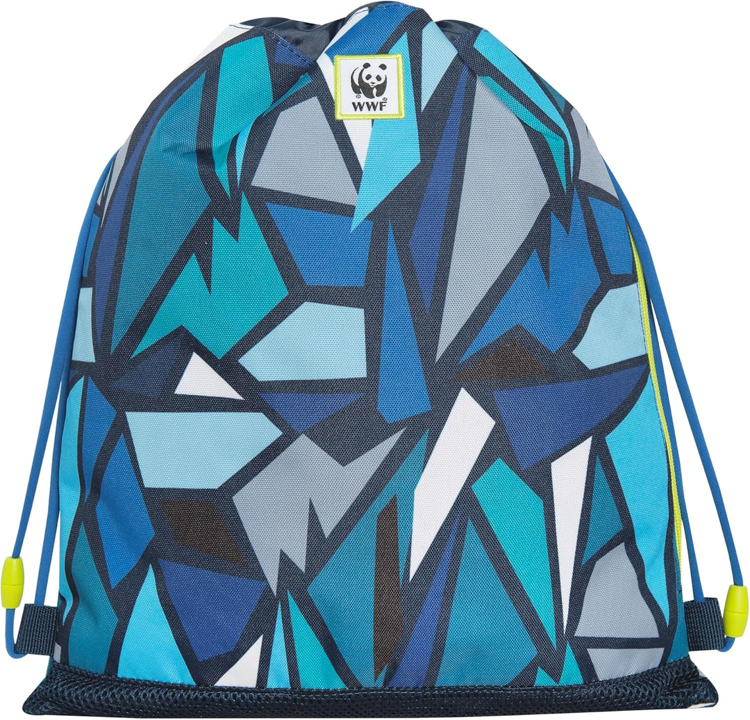Franco Cosimo Panini Unisex Kinder Schulrucksack Schulrucksack 30x44Hx20 cm Blau, 30x44Hx20 cm Blau