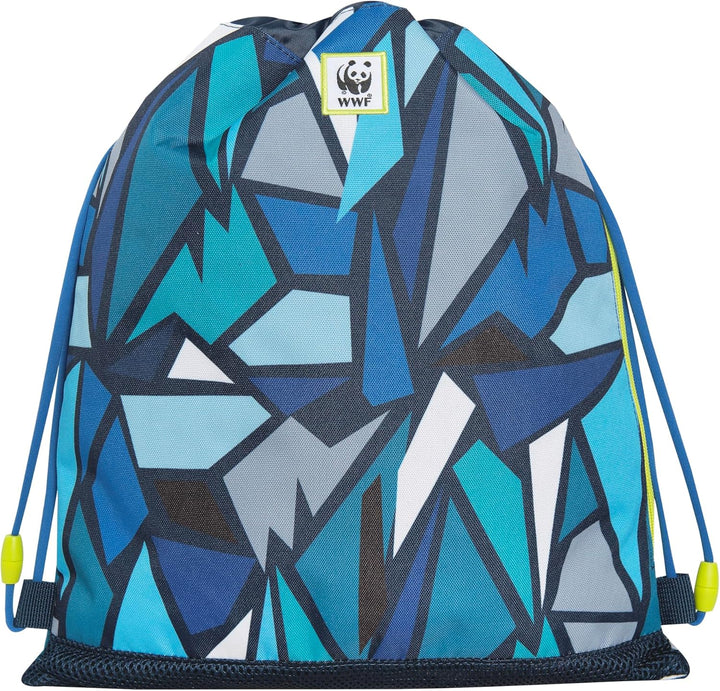 Franco Cosimo Panini Unisex Kinder Schulrucksack Schulrucksack 30x44Hx20 cm Blau, 30x44Hx20 cm Blau