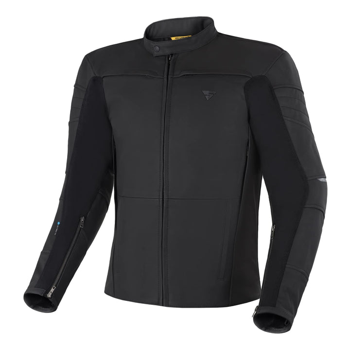 SHIMA SHADOW TFL Motorradjacke Herren | Premium Biker-Lederjacke Belüftet mit CE Rücken, Schulter un