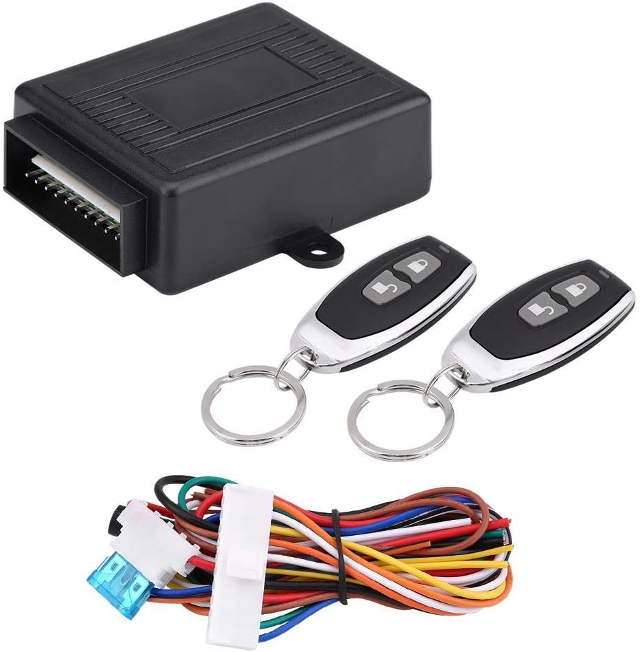 Universal Keyless Entry System für Auto - Zentralverriegelung mit Fernbedienung, Funk Kit (12V, 50-8