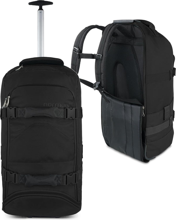 normani Reisetasche Trolley mit Rucksackfunktion 90 Liter - Backpacker mit Frontloader praktischer R