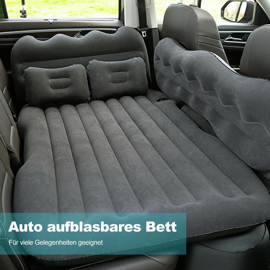 Ergocar Auto Luftmatratze Camping Matratze Aufblasbar 2 Personen mit Kissen Luftmatratze SUV MPV Auf