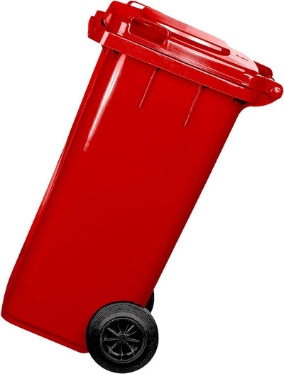 Jestic Mülltonne 120 240 mit leisen Gummirädern für getrennte Mülltrennung, Recycling innen aussen E