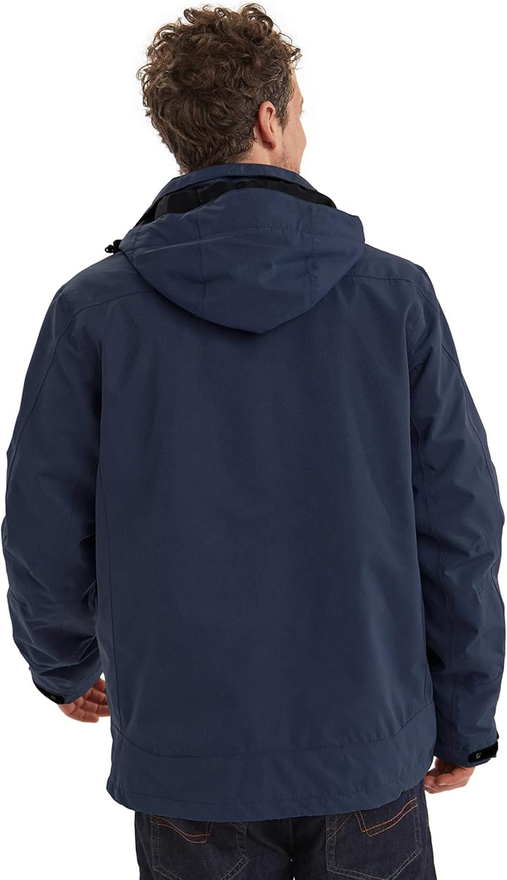 Killtec Herren Xenios Funktionsjacke Mit Abzippbarer Kapuze M dunkelnavy, M dunkelnavy