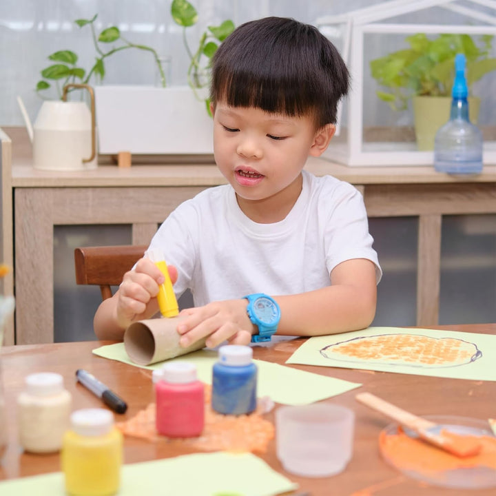 Braune Kartonröhren zum Basteln, Papierrollen für Klassenzimmer und Kunstprojekte, 36 Stück (3 versc