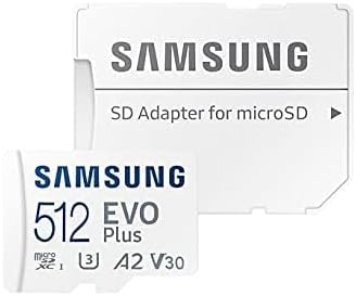 512GB Samsung EVO Plus MicroSDXC 130MB/s +Adapter
