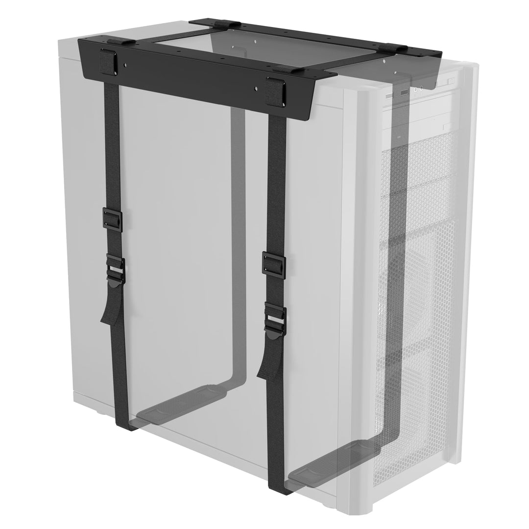 BONTEC Verstellbare PC Halterung, Computerhalterung Untertisch, CPU-Halterung unter Schreibtisch, Ve