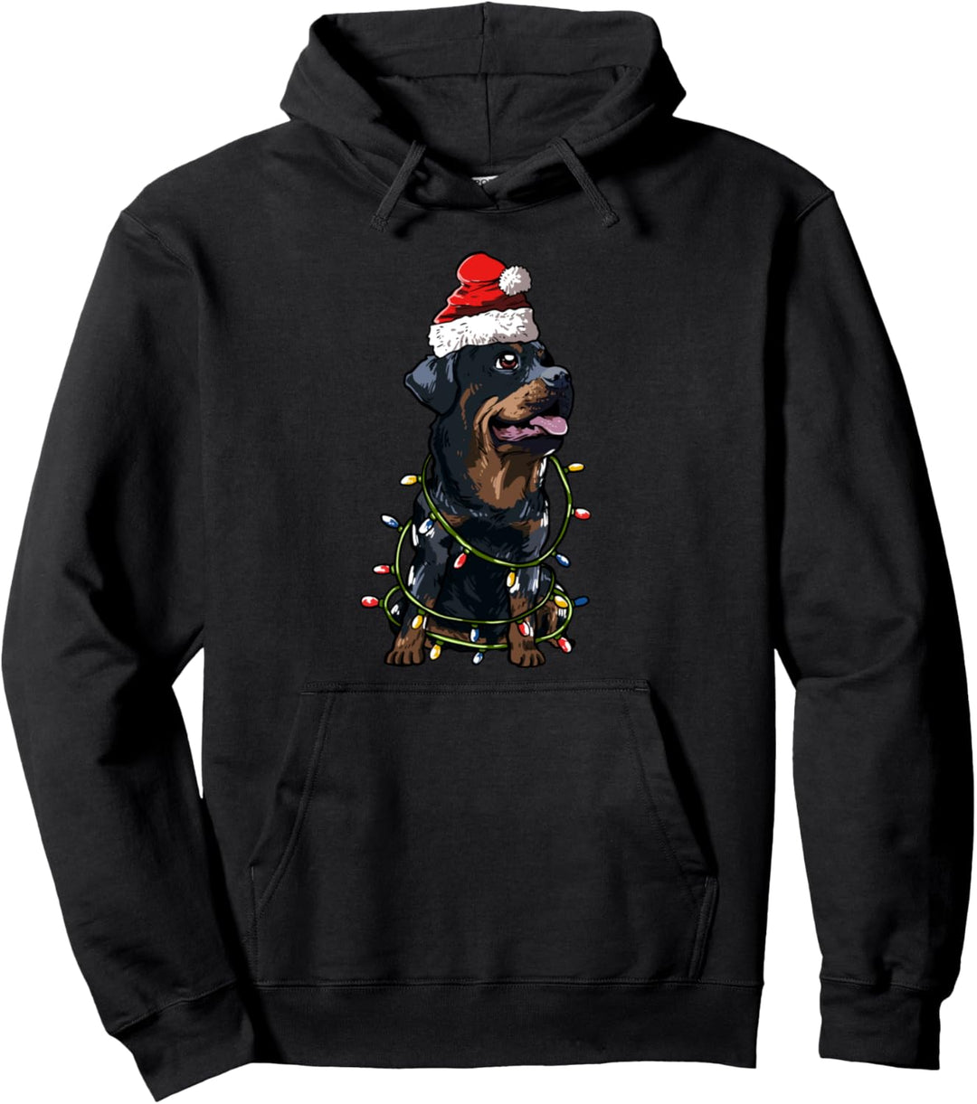 Rottweiler Weihnachten Geschenk X-Mas Hunde Kostüm Pullover Hoodie