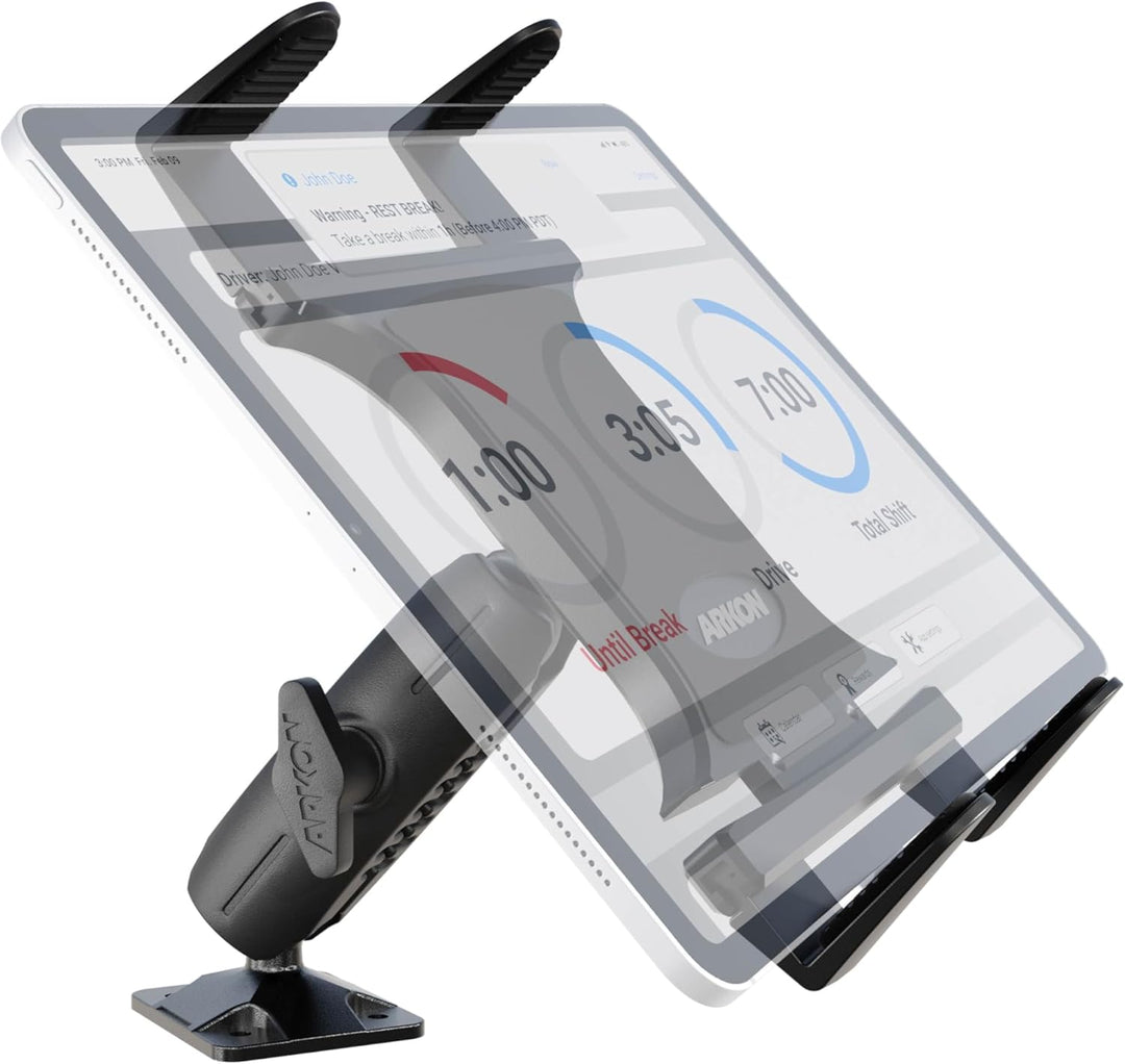ARKON Tablet-Halterung, Grundplatte zum Anschrauben, passend für Tablets mit Einer Bildschirmgrösse