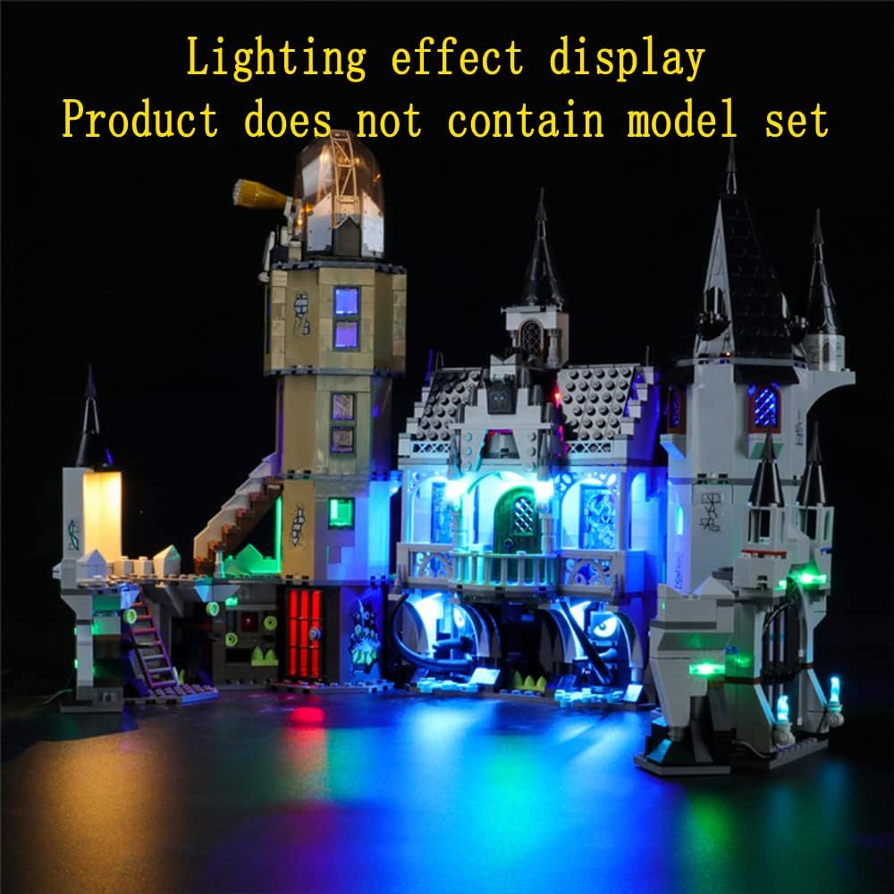 GEAMENT LED Licht-Set Kompatibel mit Lego Geheimnisvolle Burg (Mystery Castle) - Beleuchtungsset für