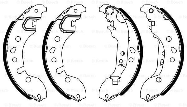 Bosch Bremsbackensatz  (0 986 487 921)