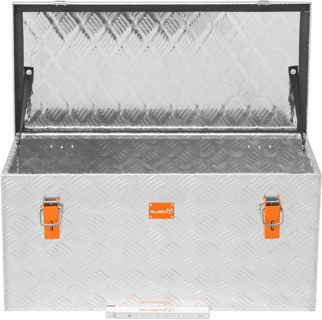 alubox Werkzeugkiste Riffelblech ABX-RL91 Aluminium 1,5mm Werkzeugkiste leicht und robust 91 Liter 0