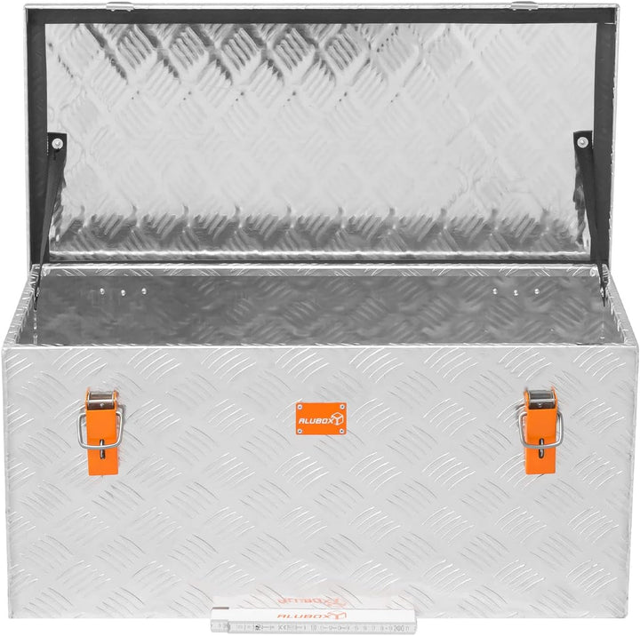 alubox Werkzeugkiste Riffelblech ABX-RL91 Aluminium 1,5mm Werkzeugkiste leicht und robust 91 Liter 0