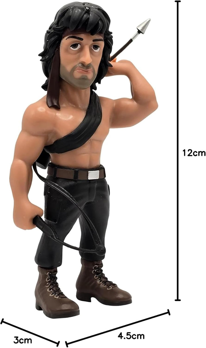 MINIX Rambo Figur mit Bogen - Rambo - Sammlerstücke 12 cm für Ausstellung, Geschenkidee für Kinder u
