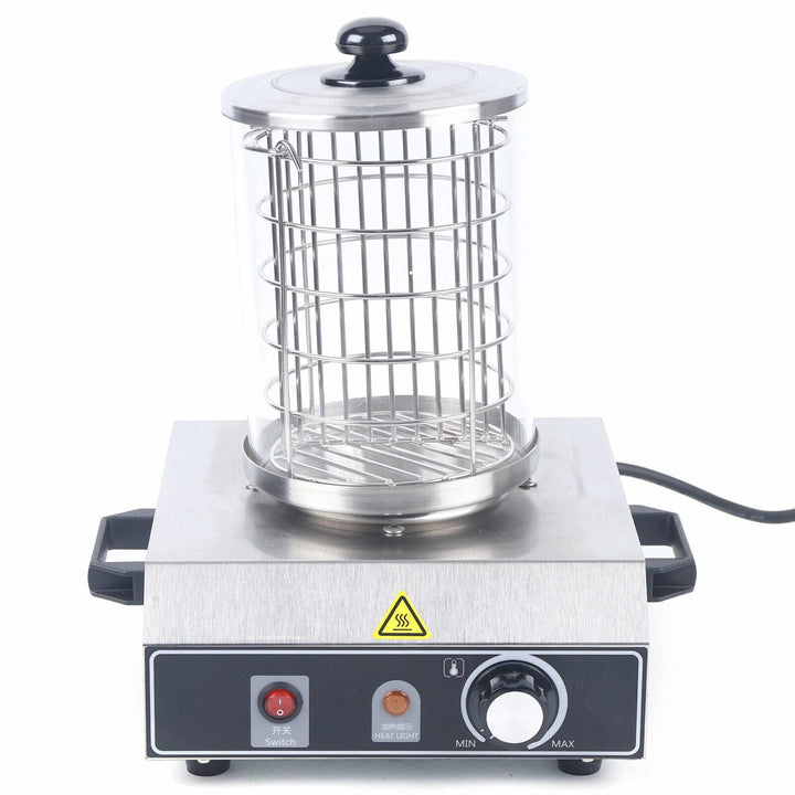 HotDog Maker Profi Würstchenwärmer Würstchenkocher Edelstahl Bockwurstkocher 350w silber