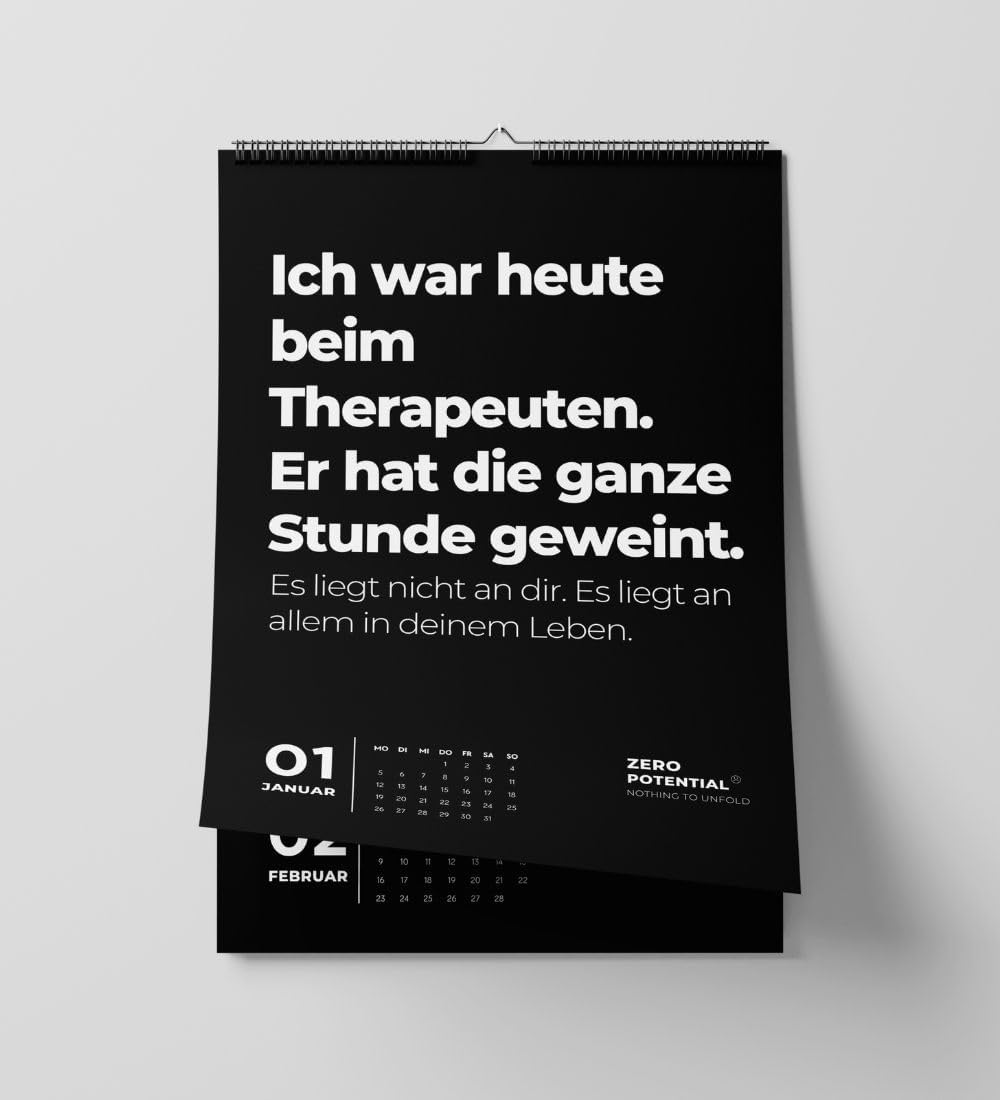 Demotivierender Kalender (2026, Wandkalender) 2026 Wandkalender, 2026 Wandkalender